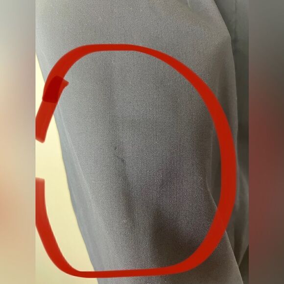 Burberry Navy Blue Vintage Burberry’s 100% Wool Academia Pencil Skirt Size 8 - Picture 7 of 12